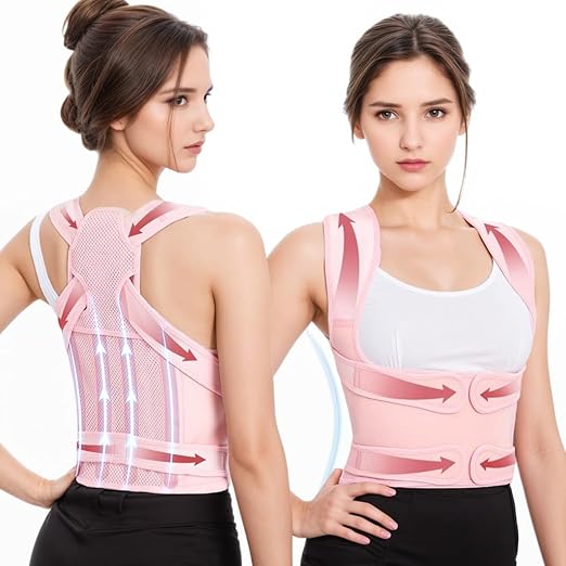 Back Posture Corrector for Women - Adjustable Straightener Back Brace Posture Corrector Under Clothes