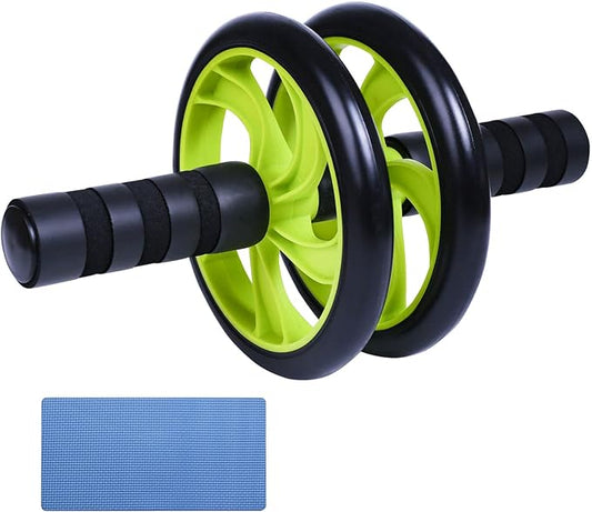 AB Wheel Roller, Exercise Abdominal Fitness Wheel, Work-out Strength-Training Roller, 11"W
