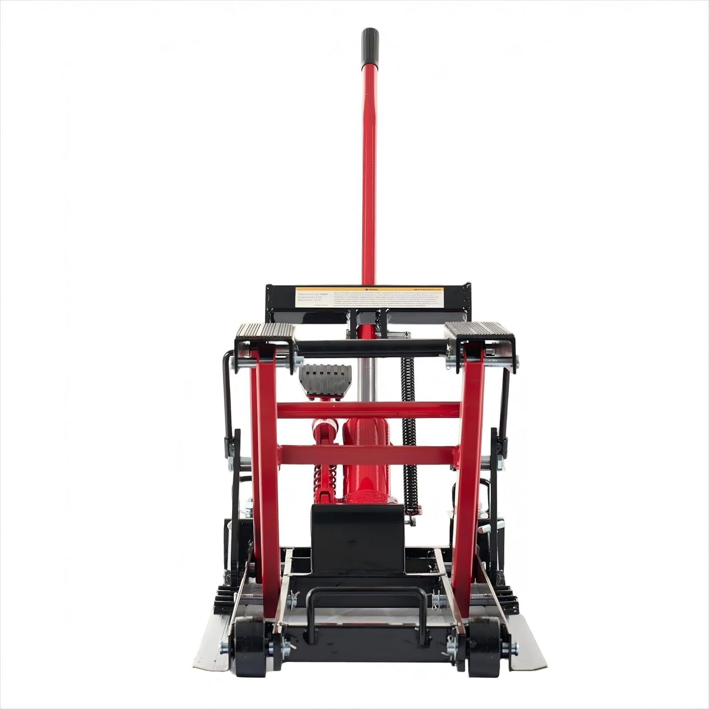 1500 lbs Hydraulic Motorcycle Lift Jack with Safety Lock & Foot Pedal, Heavy Duty Steel ATV/UTV Lift Stand, Adjustable 4.75"-14.75" Height, Portable Garage Bike Hoist for Powersports