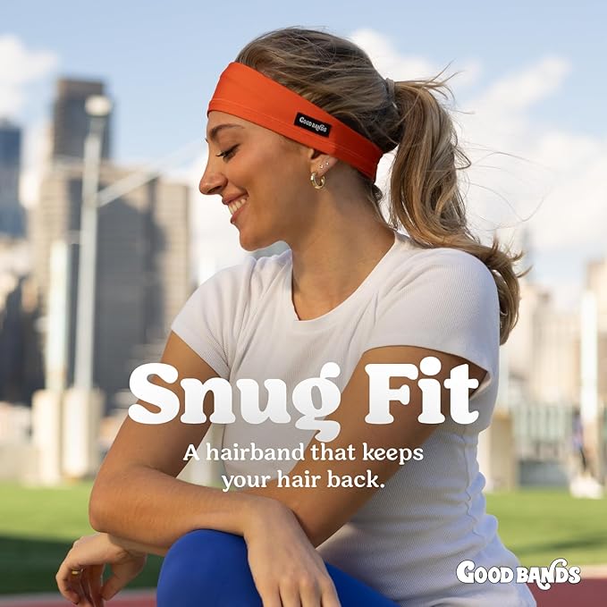 Sweatband for Men and Women - Unisex Headband That Wicks Moisture and Eliminates Excess Sweat - Durable & Long-Lasting - Running, Sports, Football, Triathlons, Construction, Yoga, Gym