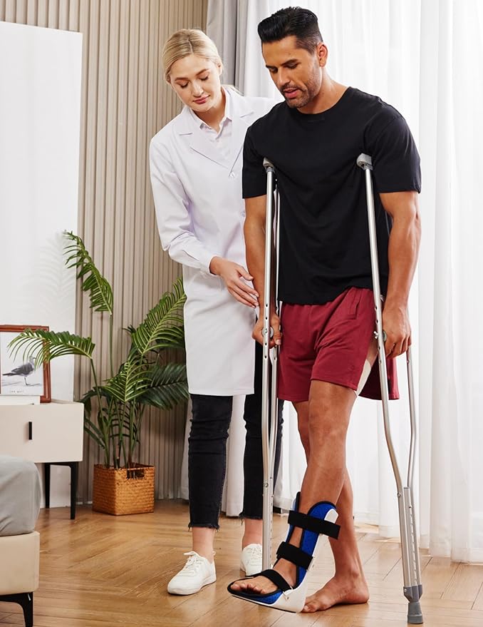 Deyeek Unisex Tear Away Shorts Snap On Athletic Cotton Shorts Post Knee Surgery Recovery Hip Replacement Pants with Pockets