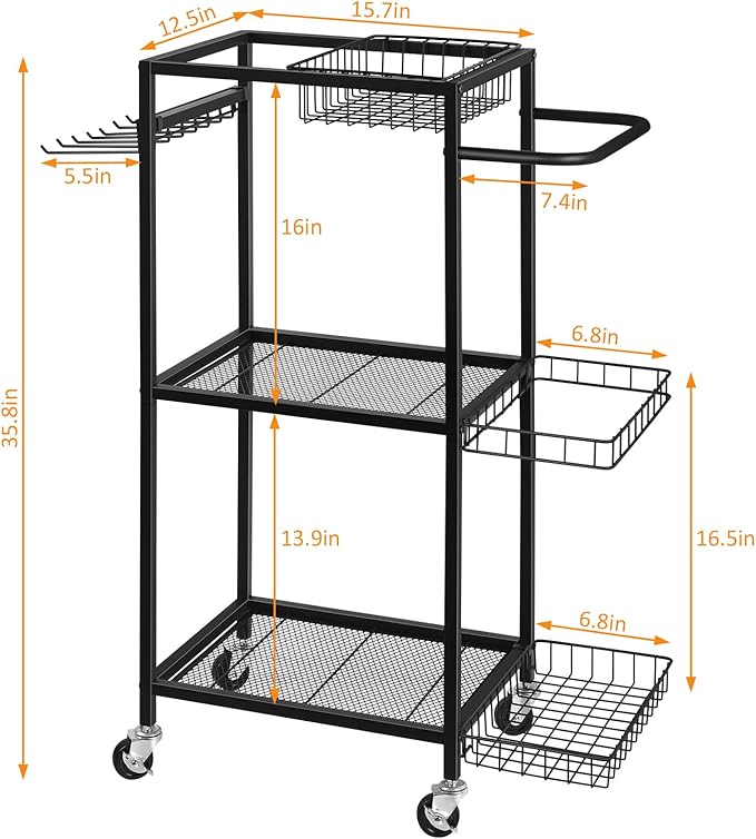 Weight Rack Stand Small Gym Rack Yoga Rack Workout Equipment Storage Cart for Weights, Dumbbells, Yoga Mats, Kettlebells, Foam Rollers, and Resistance Bands
