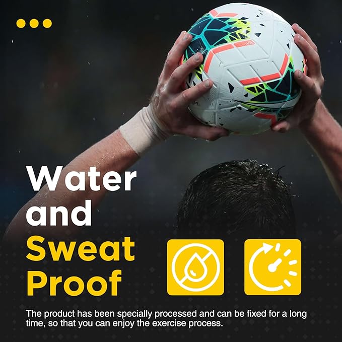 OK TAPE Athletic Tape Finger Tape, Extra Strong Adhesive Sports Tape for Weightlifting, Climbing, Basketball, Volleyball, White 3 Rolls 1.5" x 15yds and 1 Roll 0.5in x 15yds