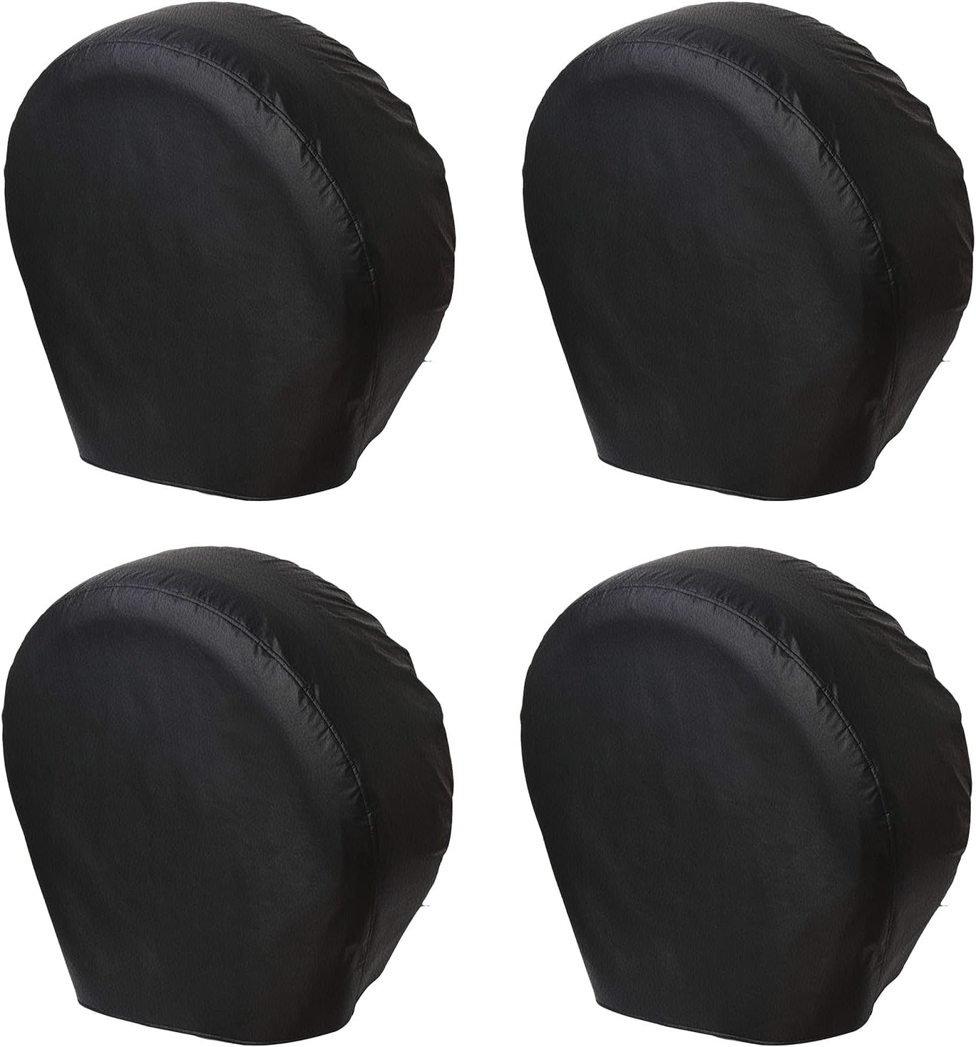 Tire Covers 4 Pack, Waterproof Thickening Tire Wheel Protector for Truck, SUV, Trailer, Camper, RV, Universal Fits Tire Diameters 27-29 inches, Black