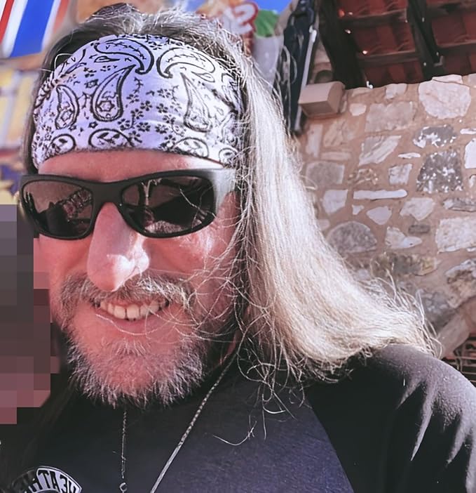 Sweat Headbands for Men,6 Pack Workout Sports Hairband for Gym, Ideal for Fitness,Running,Cycling,Hike