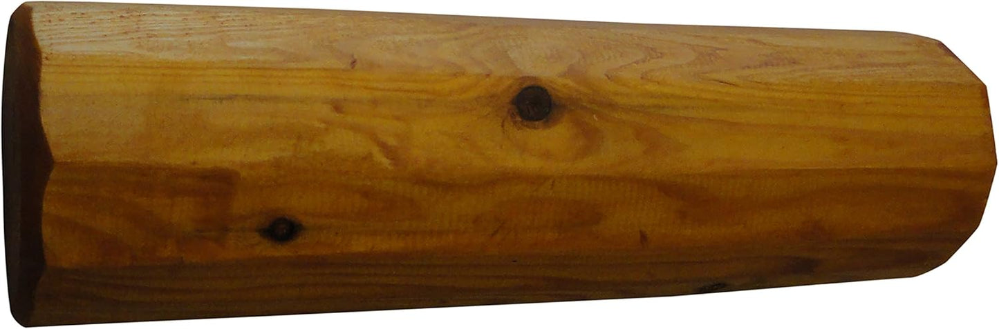 13-Place Bike Log Rack, Outdoor Bike Stand, Freestanding Commercial Bicycle Storage Racks, Standing Rack for Bikes, Bicycle Parking Floor Stand, Ebike Racks, Fat Tire Bikes for Men - Natural