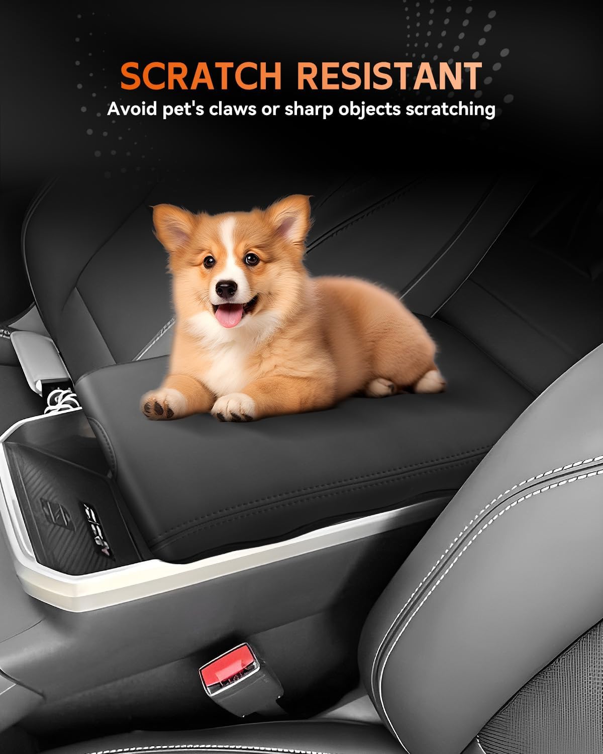 CDEFG for 2025 2026 GMC Terrain Center Console Cover Armrest Box Cover Terrain (Elevation, AT4, Denali) Accessories Console Arm Rest Protector