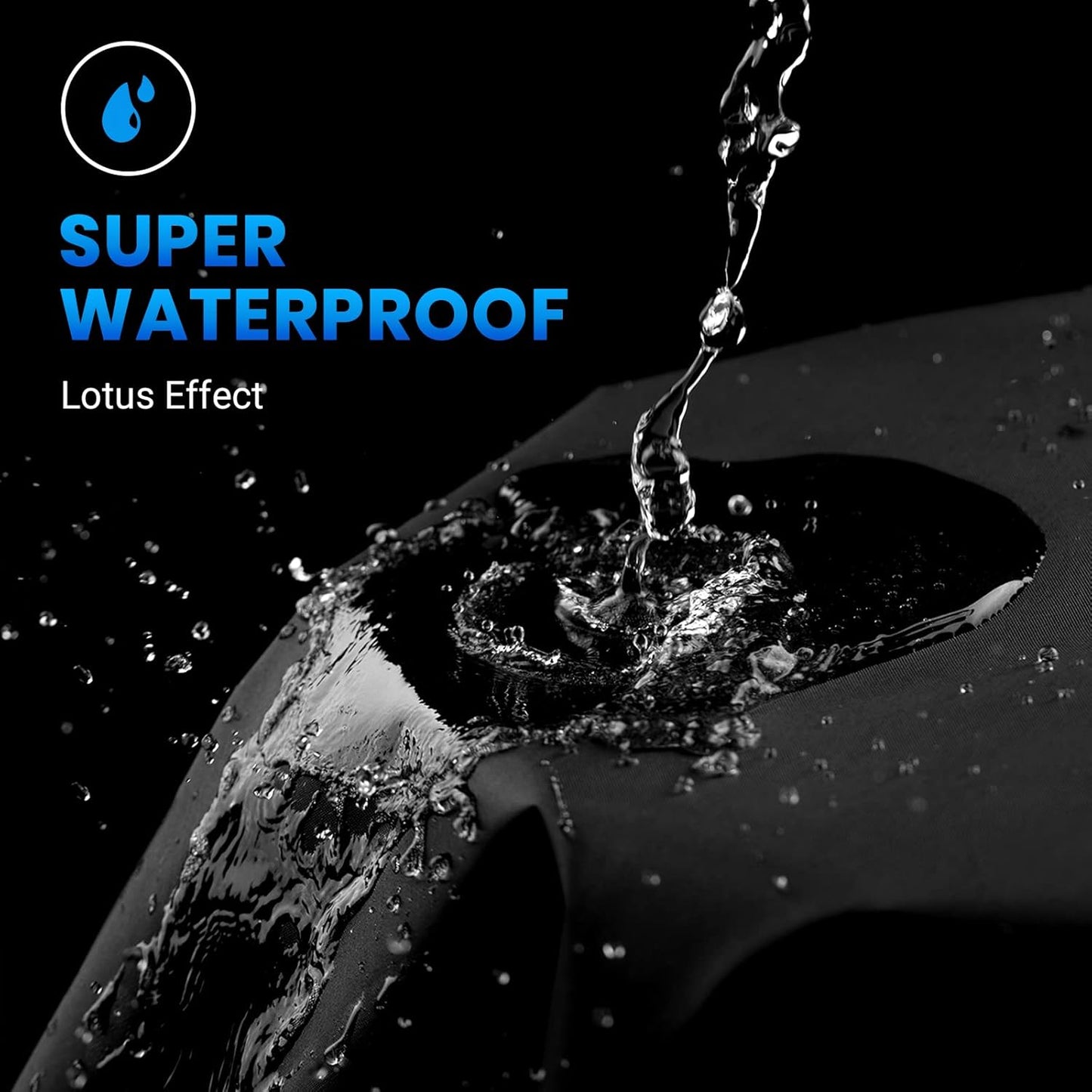 Favoto Motorcycle Cover 96.5 inches Length All Season Universal Weather Waterproof Rain Sun Outdoor Protection Night Reflector with Lock-Holes Storage Bag Motorbike Vehicle Cover