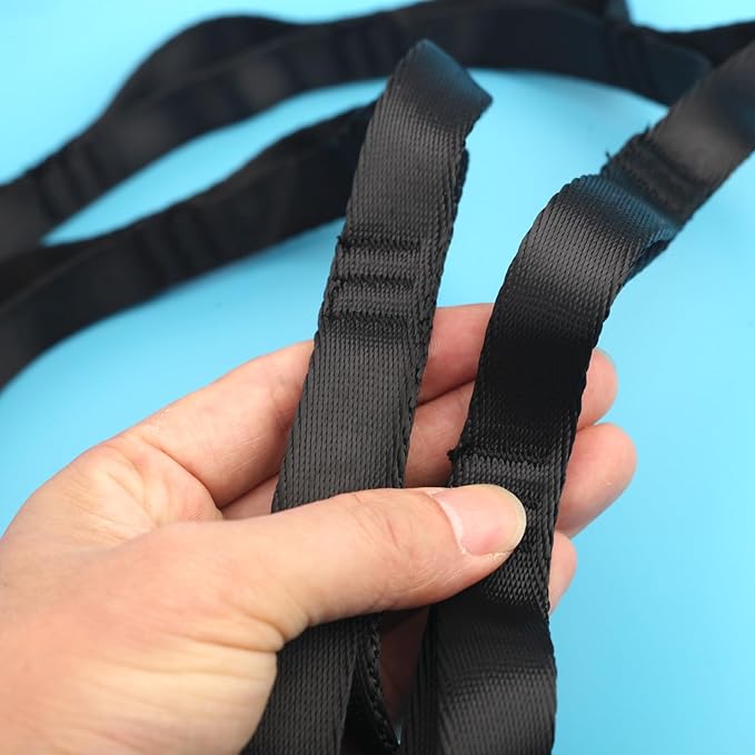 10PCS Nylon Daisy Chain Straps 23 KN for Aerial Yoga Hammock Swing Adjustable Aerial Silk Extender Hanging Rope for Aerial Yoga Belts 3.6FT 5.9FT Long