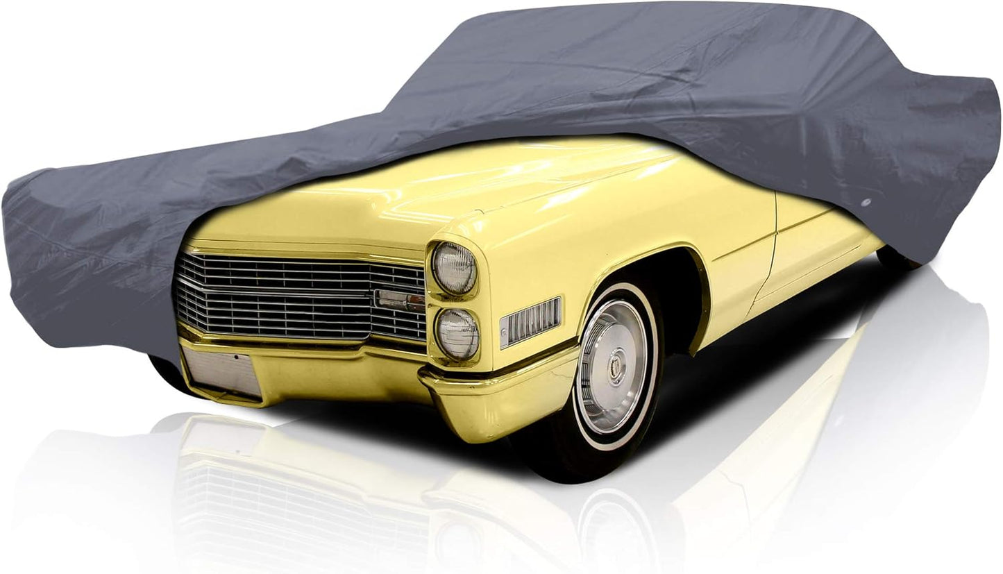 DaShield Ultimum Series Car Cover for Cadillac DeVille 1958-1964 2-Door 4-Door All Weather Protection Semi Custom Fit Dust, Sun, Snow, Rain Protection Indoor Outdoor