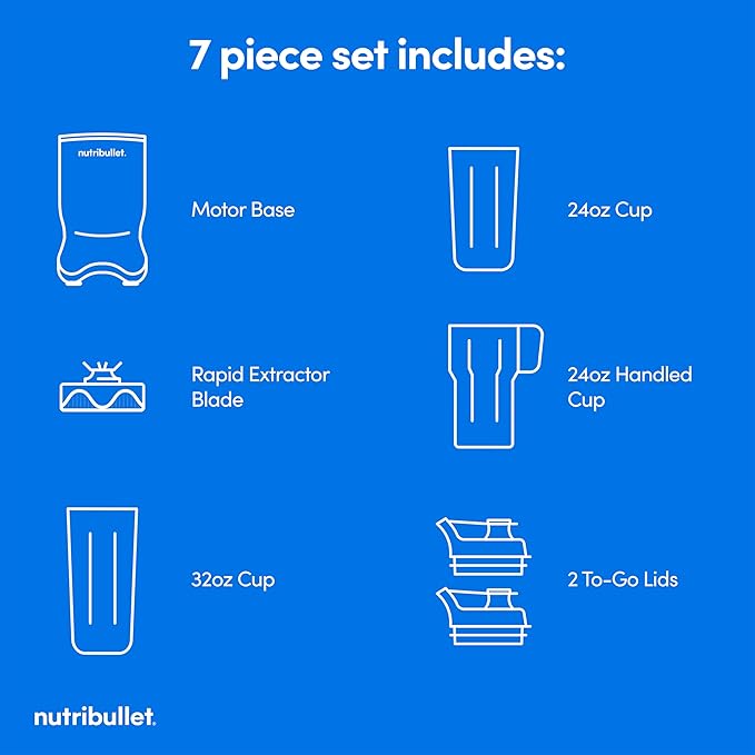 nutribullet Ultra Personal Blender NB50500SS, 32 oz, Stainless Steel