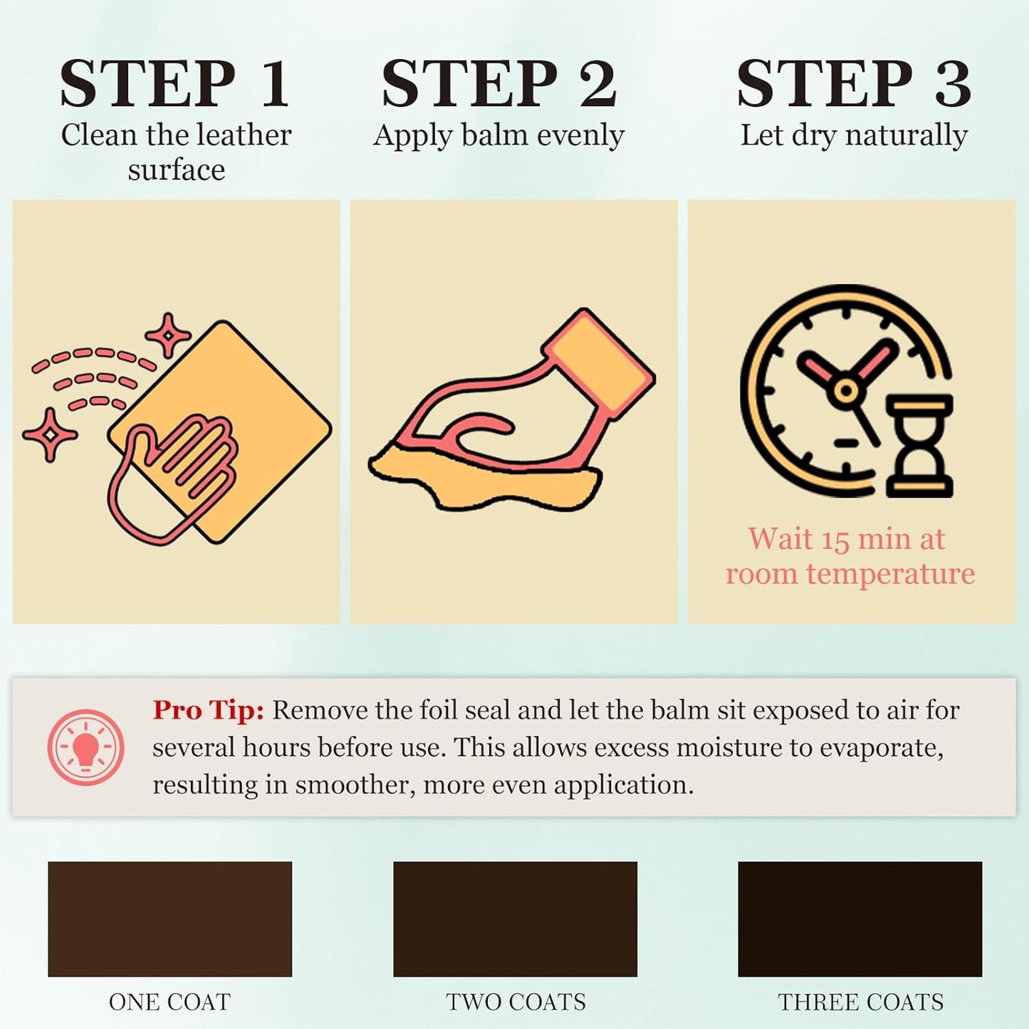 Leather Color Restorer, Leather Recoloring Balm, Scratch Remover, Leather Dye, Leather Paint, Leather Repair Kit for Furniture Couches Car Seats Shoes Bags, Black