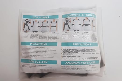 Mercase Posture Corrector for Men & Women, Adjustable Back Brace for Upper Back & Shoulder Support, Pain Relief & Better Posture, Extra Large (39-50 inches)