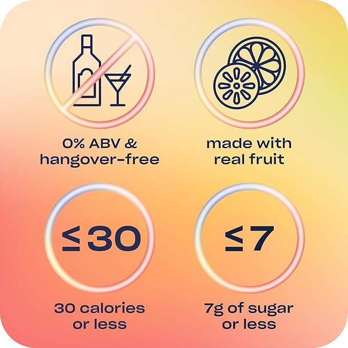 Recess Zero Proof Craft Mocktails, Alcohol Free Drinks, With Adaptogens, Non-Alcoholic Beverage Replacement, Mixer, Celebration, Party, (Sampler, 12oz, Pack of 12)