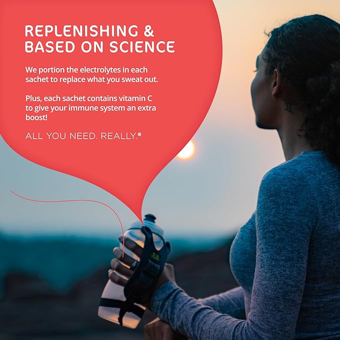 Tailwind Nutrition Rapid Hydration, Electrolyte & Hydration Powder, Vitamin C & Sea Salt Exercise Workout Mix, Berry, Pack of 12 Sticks