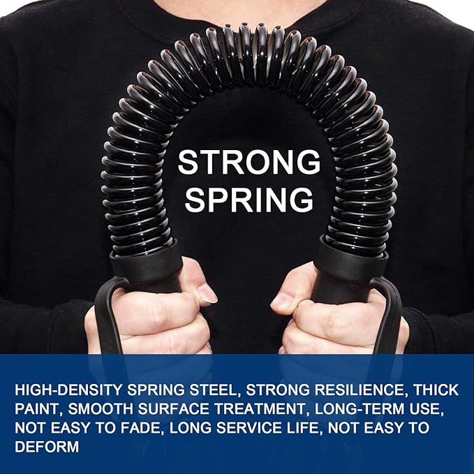 INNOLIFE Power Twister Bar, Adjustable Chest Expander, Upper Body Exercise Equipment for Chest Workout, Shoulder, Forearm, Bicep and Arm Strengthening Workout Equipment