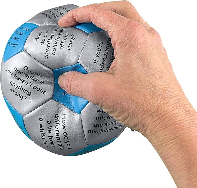 Trainers Warehouse 6" Thumball Collection, 32 Prompts for Conversation, Team Building, Relationship and Training