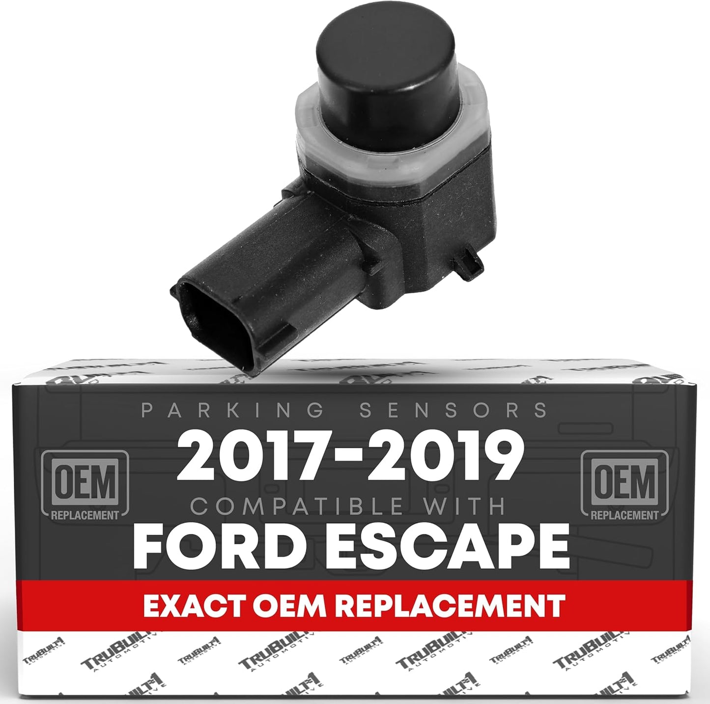 T1A Car Parking Sensors - Compatible with 2017-2019 Ford Escape - Front or Rear Bumper Parking Aid Sensor, Backup Reverse Parking Assist Kit - OEM EM2Z15K859C, 684-106, FO1078101