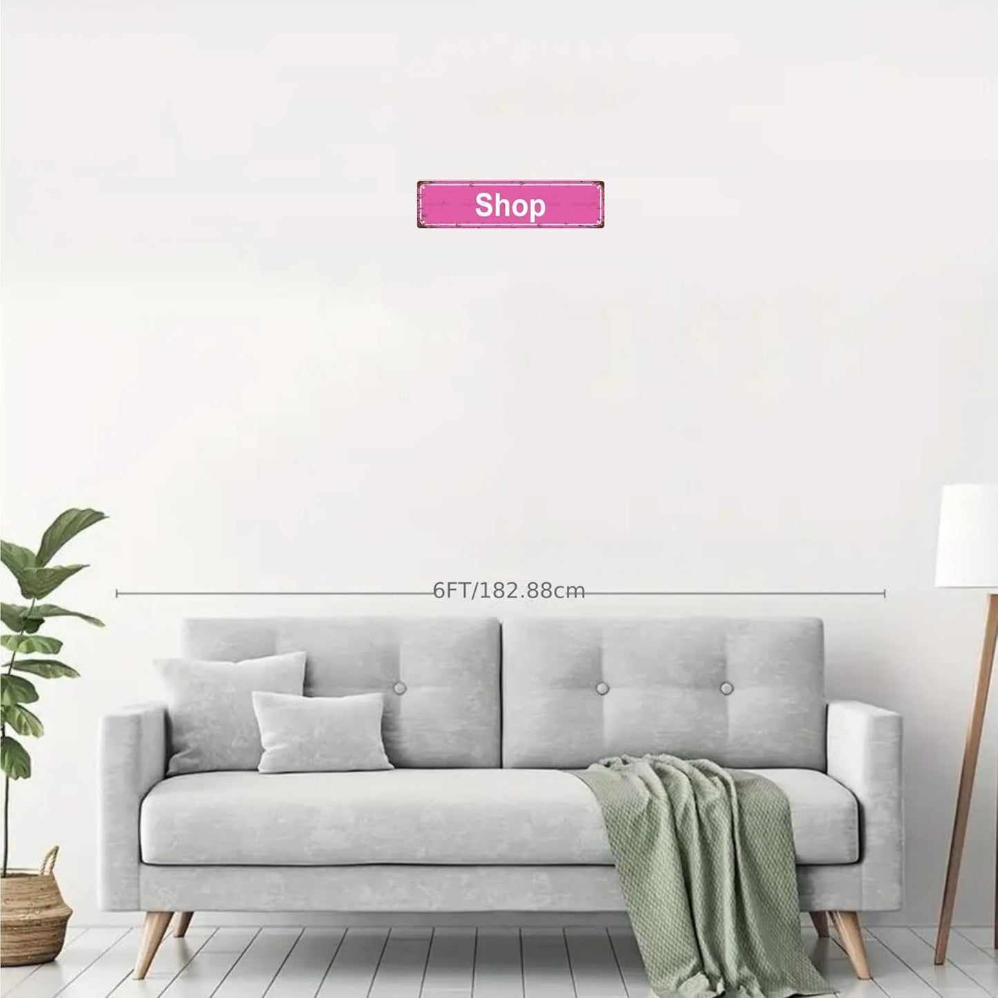 Shop Vintage Metal Tin Sign, Street Sign, Home Decor, Room Decor, Wall Decor, Bathroom Decor, Bar Decor, Cafe Decor, Garage Decor, 16 x 4 Inch