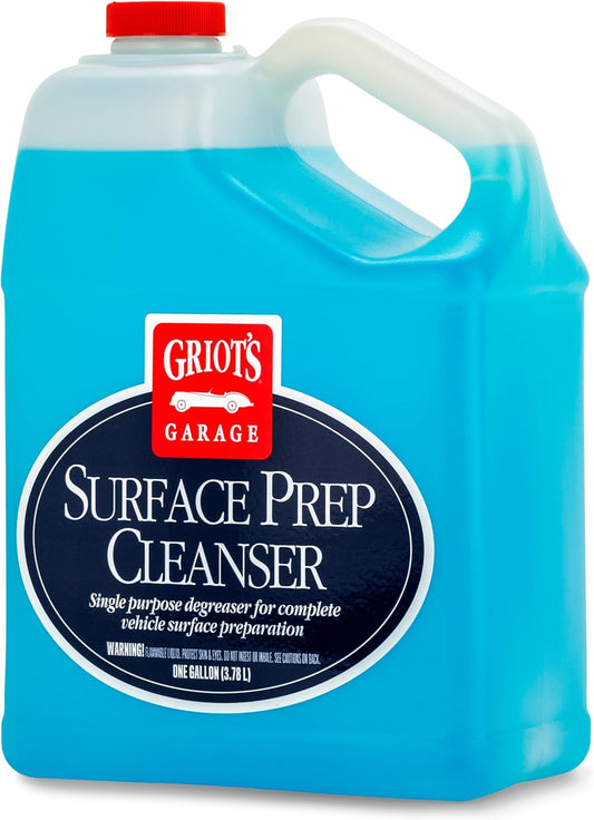 Griot's Garage Surface Prep Cleanser for Car Detailing and Cleaning – Dirt, Grime, Wax and Grease Remover – Use Before Applying Protective Surface Coatings, 10999, One Gallon