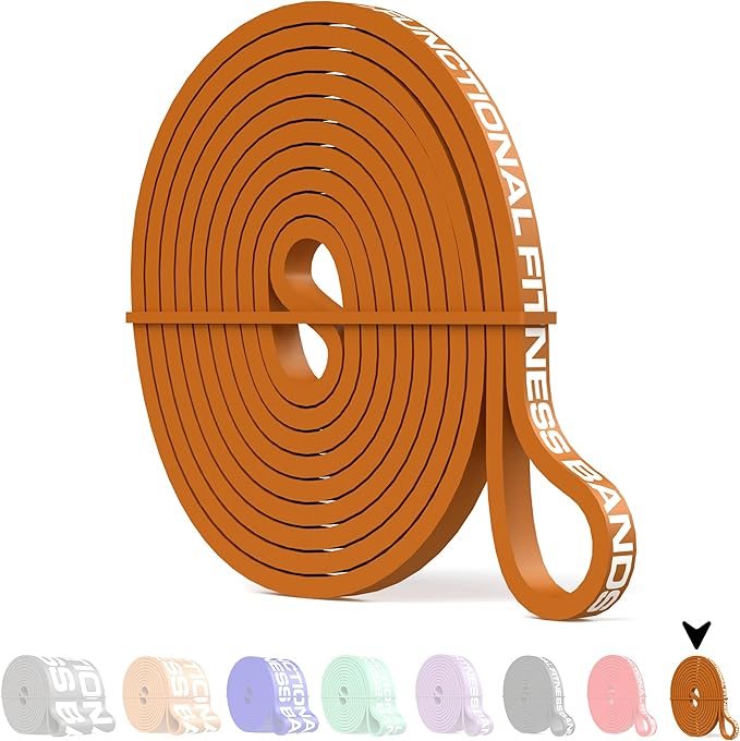 Functional Fitness Pull Up Assist Resistance Bands | Heavy Duty Exercise Bands for Powerlifting, Mobility, and Stretching | Travel Friendly Resistance Bands for Workout