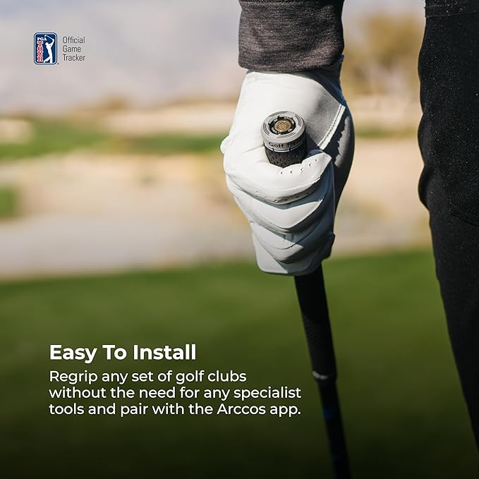 Arccos Golf Pride MCC & Tour Velvet Smart Grips: Golf's #1 Game Tracking Platform, Automatic Shot Tracking, A.I. Powered GPS Rangefinder, Strokes Gained Analytics & Smart Club Distances