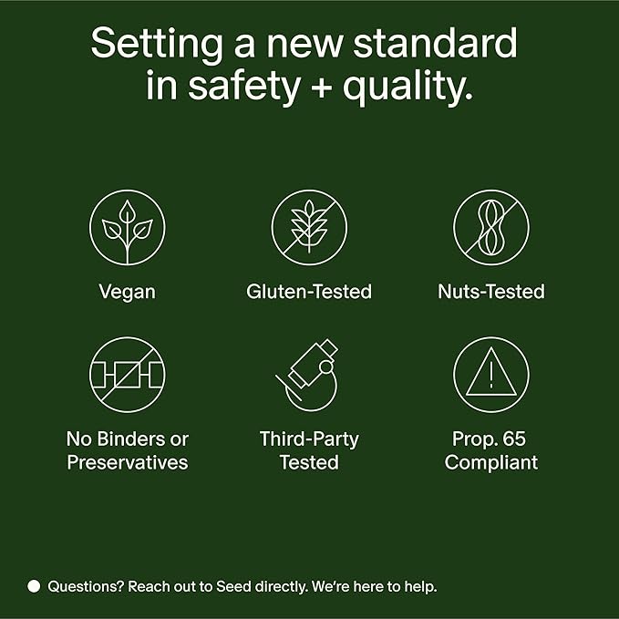 Seed 14 Day Gut Reset - Prebiotic and Probiotic for Women & Men - Digestive Health, Gut Health, Rapid Gut Recovery, Bloating & Constipation Relief - Vegan & Shelf-Stable - 28 Capsules (14-Day Supply)