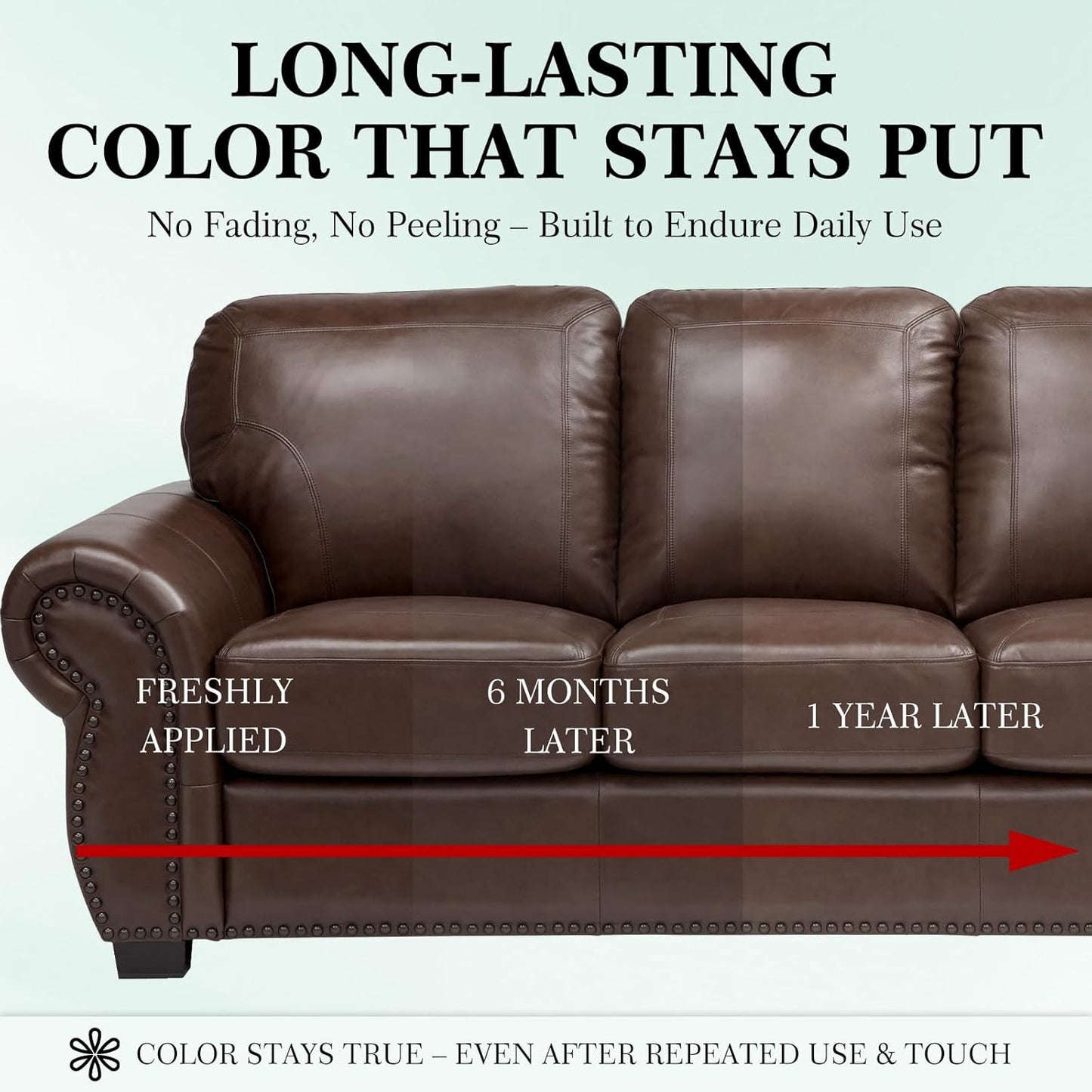 Leather Color Restorer, Leather Recoloring Balm, Scratch Remover, Leather Dye, Leather Paint, Leather Repair Kit for Furniture Couches Car Seats Shoes Bags, Dark Gray