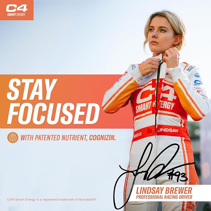 C4 Smart Energy Drinks Variety Pack Bundle (24 Pack) | 4 Flavor Tropical Oasis Variety 12 Pack + 4 Flavor Berry Breeze Variety 12 Pack