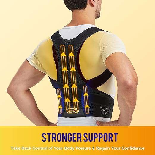ZSZBACE Back Brace Posture Corrector for Men and Women, Full Adjustable for Upper and Lower Back Pain Relief- Scoliosis Hunchback Thoracic Spine Corrections and Back Support
