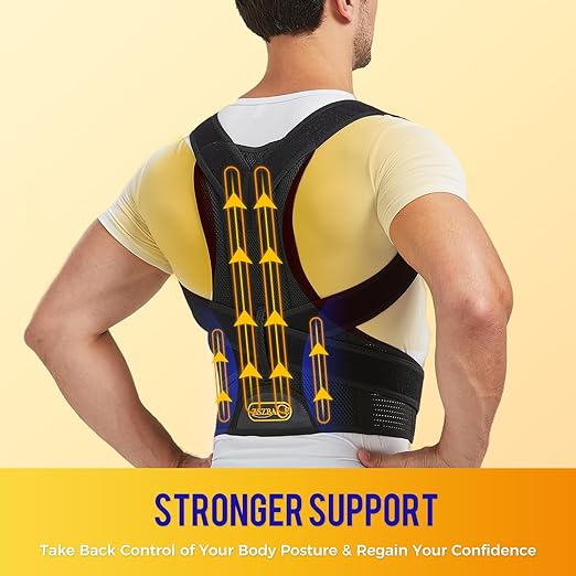 ZSZBACE Back Brace Posture Corrector for Men and Women, Full Adjustable for Upper and Lower Back Pain Relief- Scoliosis Hunchback Thoracic Spine Corrections and Back Support