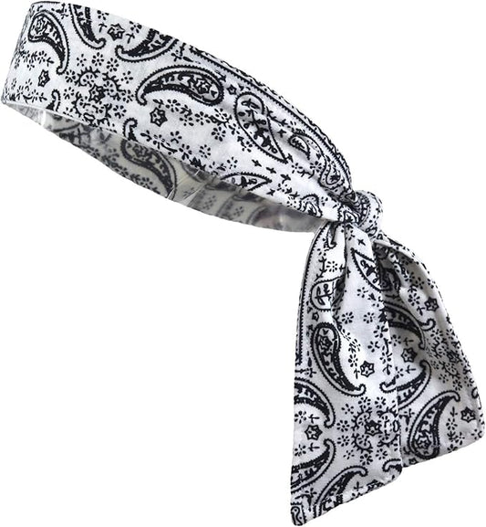 Kenz Laurenz Headbands Tie on Headband for Women Men Running Athletic Hair Head Band Elastic Sports Sweat Basketball Sweatband Stetchy Yoga Workout Sweatbands Adjustable Non-Slip Moisture Wicking