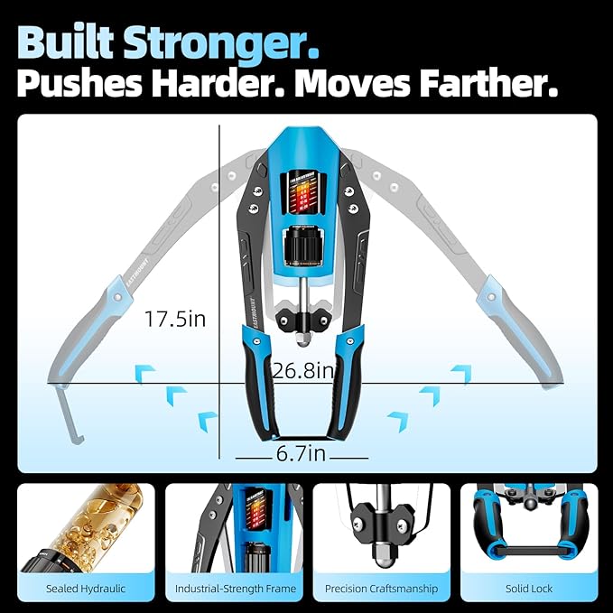 EAST MOUNT Twister Arm Exerciser - Adjustable 22-440lbs Hydraulic Power, Home Chest Expander, Shoulder Muscle Training Fitness Equipment, Arm Enhanced Exercise Strengthener
