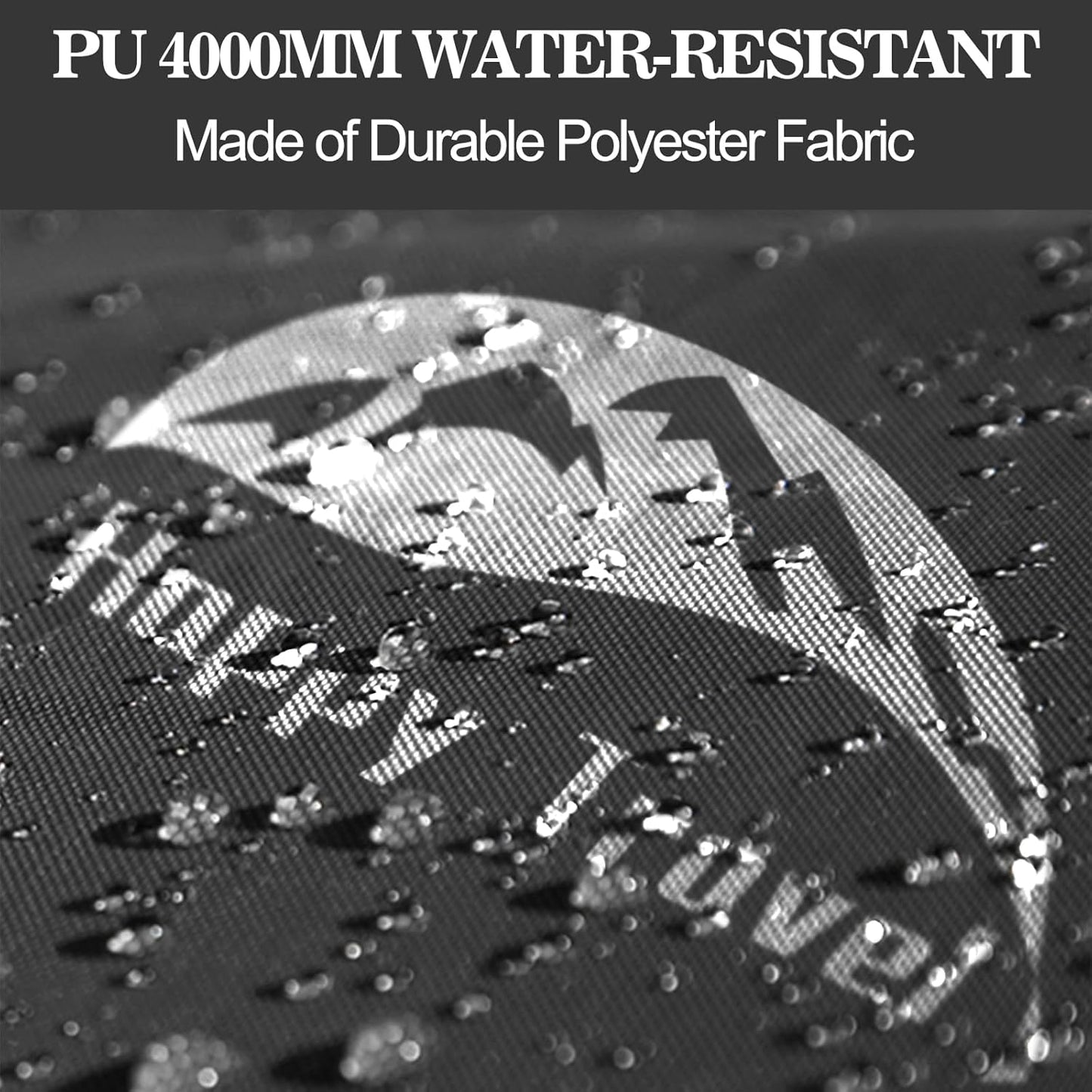 Happy Travel Bike Storage Tent Shed, Outdoor Waterproof Bicycle Covers Shelter with Window for 2/4/6/8 Bikes,Oversized Outside Portable Sheds for Lawn Mower,Garden Tools (Black)