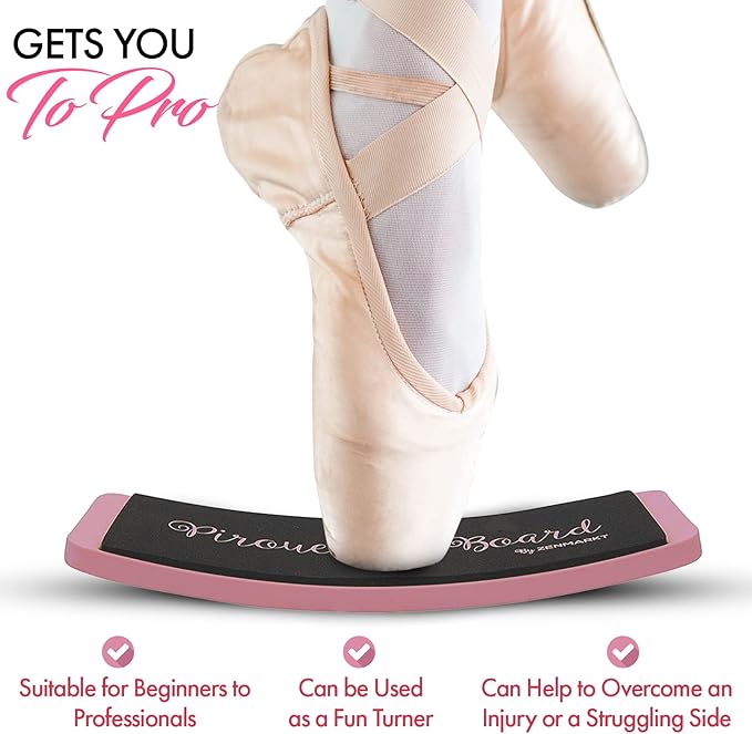 Zenmarkt Turning Boards for Dancers - Ballet Spin Boards for Dancers, Ice Skaters, Cheerleaders, and Gymnasts - Specially Designed to Improve Your Turns, Balance, and Stability - Home Dance Equipment
