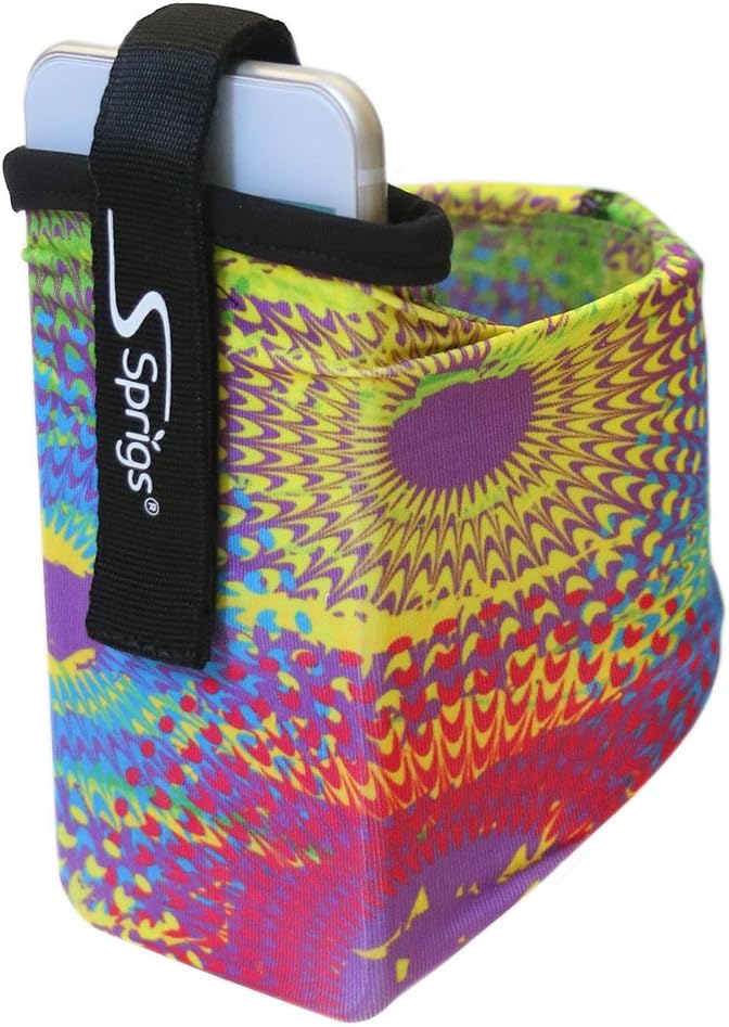 Sprigs Phone Armband Sleeve for iPhone 14, 13, 12, 11, X Galaxy Z, S22, S21, S20 Google Pixel 7, 6, 5. The Lightest & Most Comfortable Running Armband, Stretches to Fit All Phones with Case for Women & Men