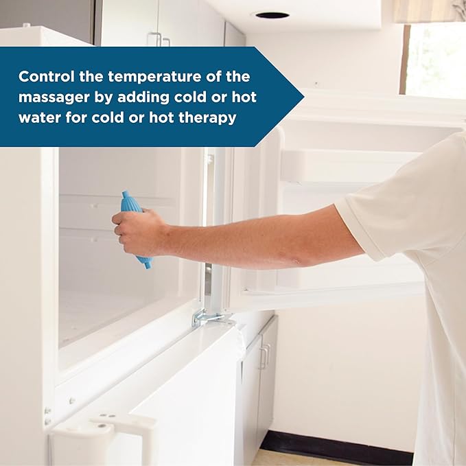 Recover and Treat Pain Related to Plantar Fasciitis, Achilles Tendonitis, shin splints, Foot Pain & Provide Rehab from Foot or Leg Injury with hot/Cold Massage Roller