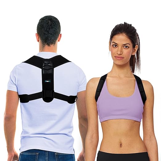 Shoulder & Back Brace Posture Corrector for Women and Men, Breathable Posture Trainer, Neck Brace and Back Posture Corrector for Upper Back & Neck Pain Relief