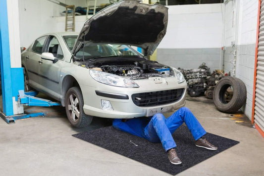 Maintenance Mat,Premium Reusable Absorbent Oil Maintenance Mat – Absorbent/Waterproof/Lightweight/Washable,Protects Garage Or Shop/Parking/Floor/Driveway Surface(36" x 48")