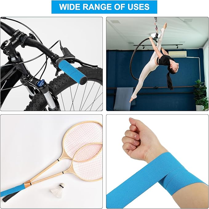 PATIKIL Aerial Hoop Tape, Athletic Tape Adhesive Non-Slip Grip Tape Yoga Rig Sports Tape for Exercises Gymnastics