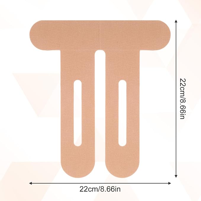 20 Pcs Precut Kinesiology Tape for Knees,Kinesiology Ankle Tape,Waterproof Elastic Knee Kinetic Tape,Breathable Latex-Free Tape for Knee Support and Stability,Pain Relief(Skin Color)