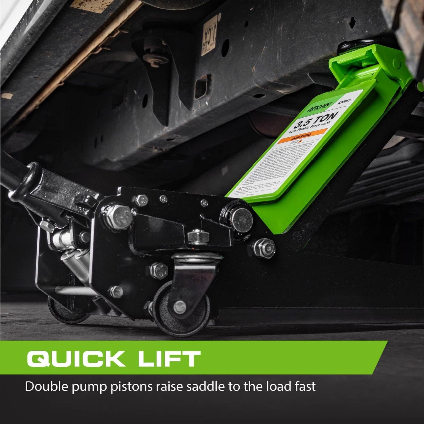 ARCAN Tools 3.5-Ton Low Profile Steel Floor Jack (A20012)