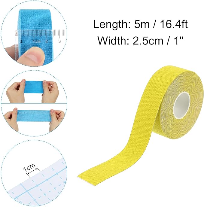 PATIKIL Aerial Hoop Tape, Athletic Tape Adhesive Non-Slip Grip Tape Yoga Rig Sports Tape for Exercises Gymnastics