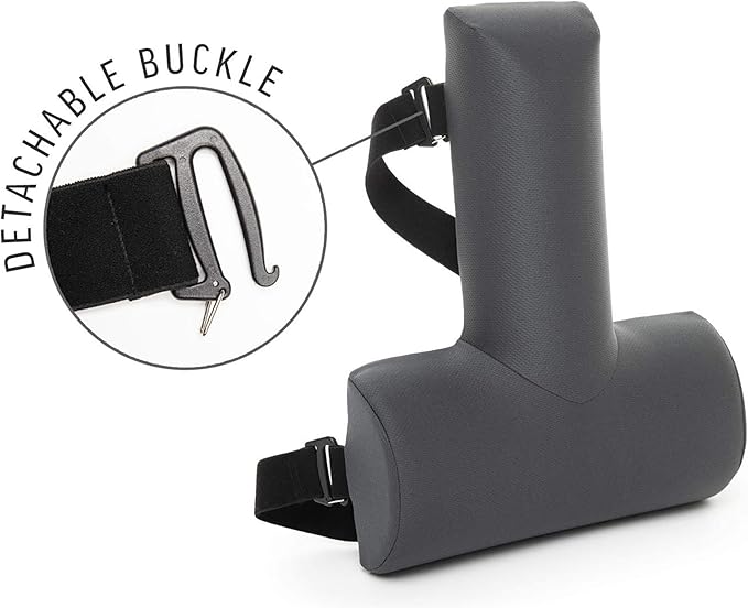 OPTP Thoracic Lumbar Back Support - Full Back and Lumbar Support for Improved Sitting Posture, Upper/Lower Back Support for Chair, and Car Back Cushion for Travel