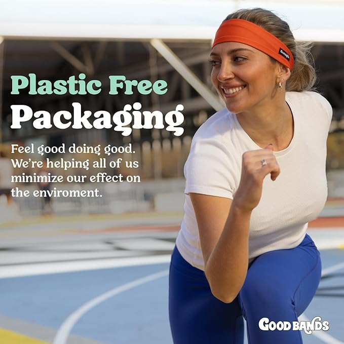 Sweatband for Men and Women - Unisex Headband That Wicks Moisture and Eliminates Excess Sweat - Durable & Long-Lasting - Running, Sports, Football, Triathlons, Construction, Yoga, Gym