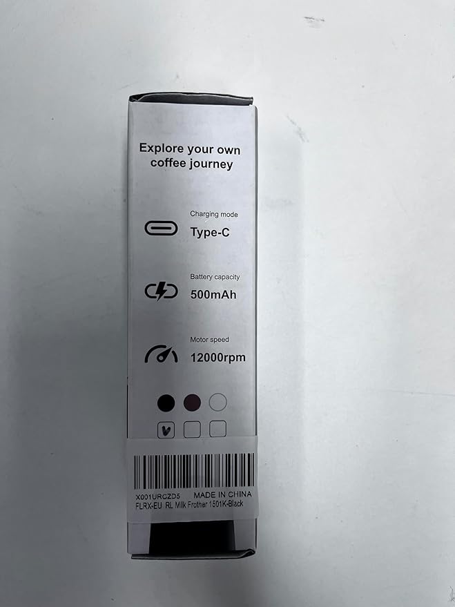 Handheld Coffee Frother,USB-Rechargeable Hand Frother,Adjustable Handheld Milk Frother for Cappuccinos, Hot Chocolate, Milkshakes, Egg Mix