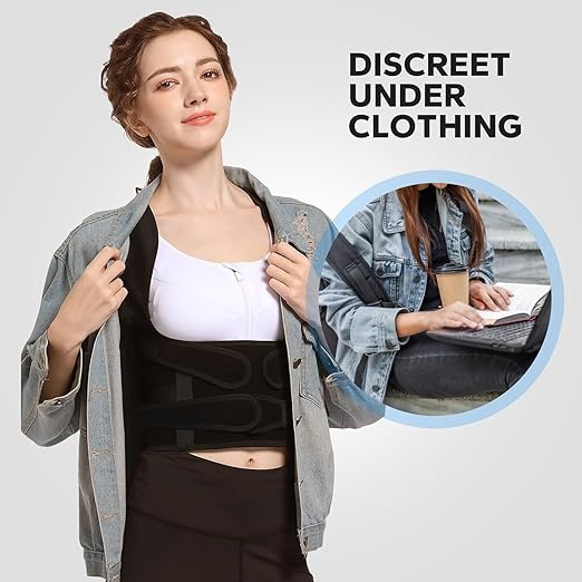 Posture Corrector for Men and Women,Upper Back Brace with Adjustable Shoulder Straps, Comfortable Posture Support for Daily Use, Discreet Fit Under Clothes (Extra Large)