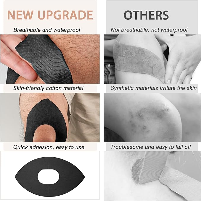 Kinesiology Tape for Knees, 10 Pcs Precut Kinesiology Tape for Knee Pain Relief & Support, Waterproof & Elastic Athletic Tape for Knee Stability, Breathable & Comfortable Knee Tape, Patent Pending