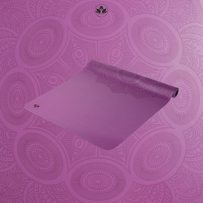 Clever Yoga Liquid Balance Thick Yoga Mat - Pro Exercise Yoga Mat with Non-Slip Surface for Home Gym, Earth-Friendly & Recyclable Pilates and Workout Pad Women & Men, 4.5 mm