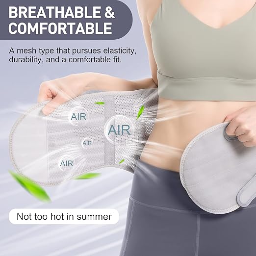 Breathable Back Brace for Relieve Lower Back Pain Women and Men - Back Support Belt and Improve Posture with Comfort, Back Pain Relief Products, Posture Corrector